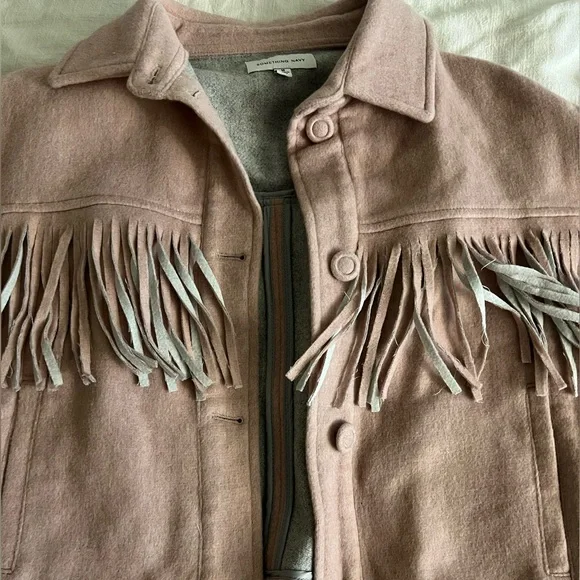 NWOT Coachella Fringe Western Cropped Jacket Medium - Picture 3 of 5